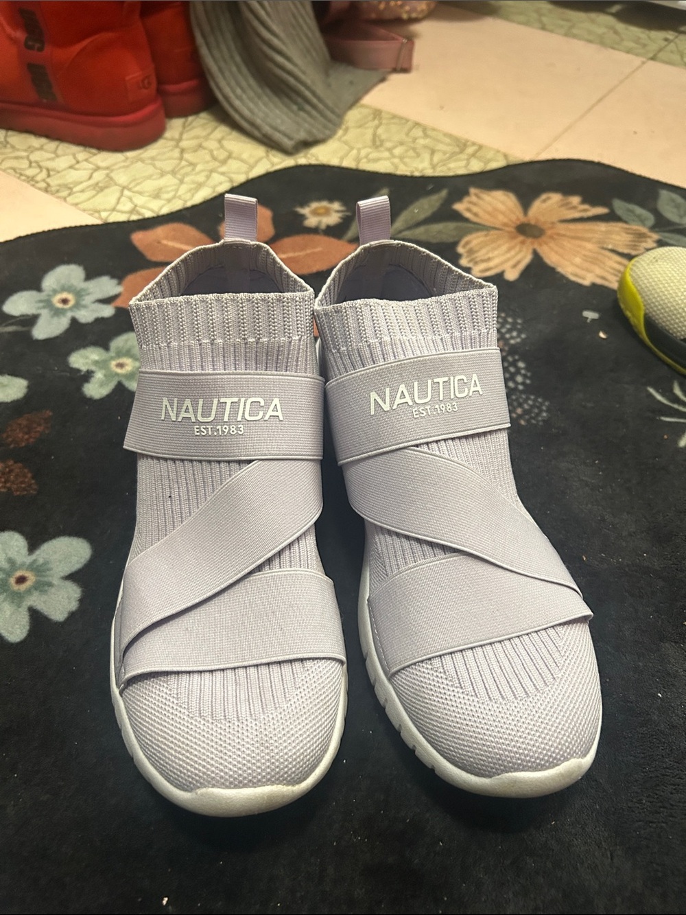 Nautica Women's Slip-On Athletic Sneakers in Light Lavender